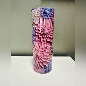 20oz Floral Skinny Tumbler